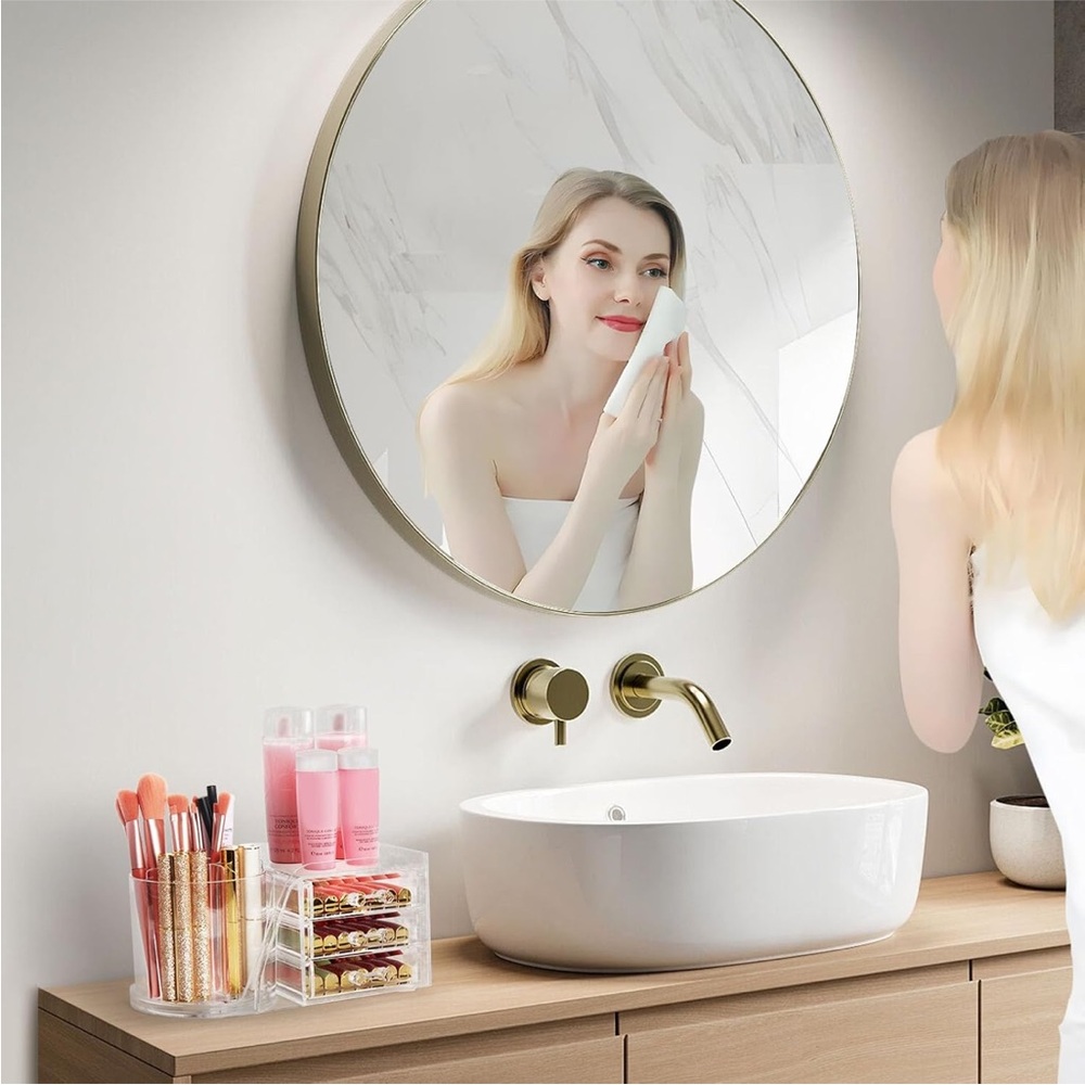 360° Rotating Clear Makeup Organizer - Picture 4 of 4